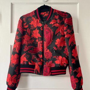 Nwot Alice + Olivia Lonnie Bomber Jacket